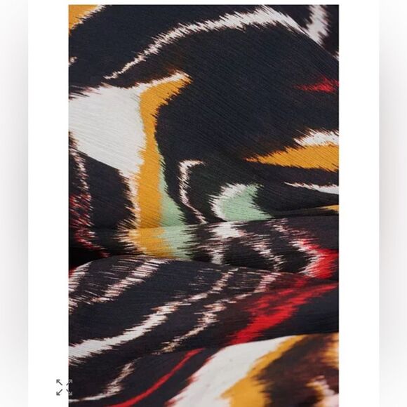 $360 BA&SH Pernel Print V Back Minidress NWT MEDIUM - Picture 5 of 16